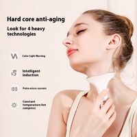 Masseur facial et cervical anti-âge le plus récent, température réglable, outil de lifting pour le soin de la peau du visage, mise à niveau 2026, chaleur douce, respectueux de la peau