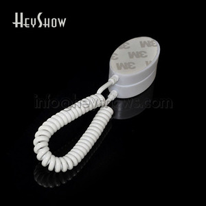 Điện Thoại Chống Trộm Hiển Thị Chủ Trắng Điện Thoại Di Động An Ninh Đứng Cầm Tay Vuông Hình Bầu Dục Có Thể Thu Vào Mùa Xuân Kéo Thiết Bị Cho Các Cửa Hàng - Product Image 4