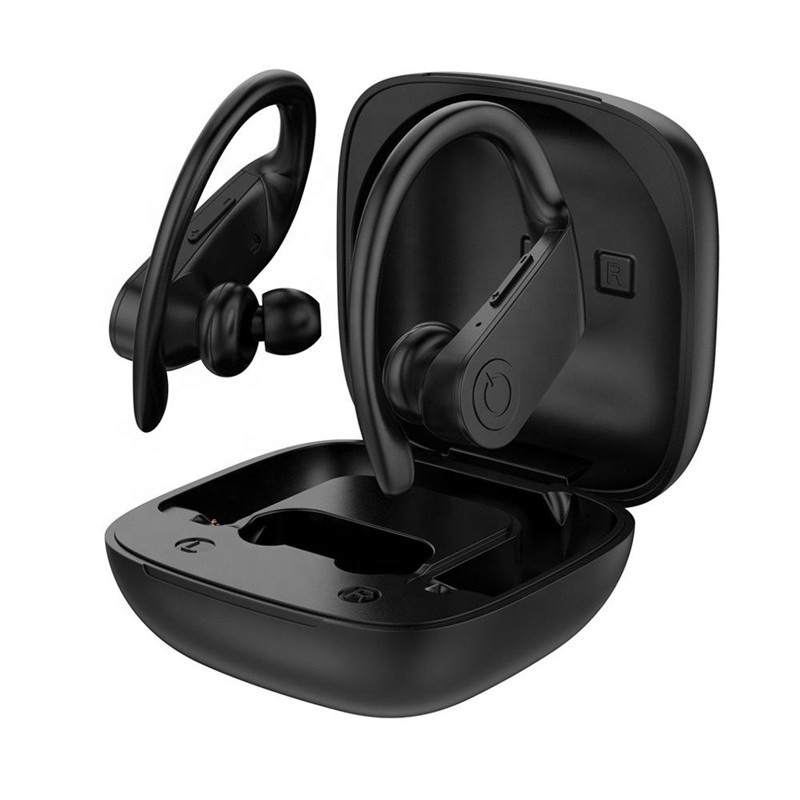 best selling products Ear hook in-ear TWS Headset LED Display Noise Canceling headphone earbuds