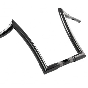 HD tùy chỉnh Sportster Bobber <span class=keywords><strong>Chopper</strong></span> khung xe máy bộ phận cơ thể tay lái gắn xe đạp điện thoại thông minh Thanh tay lái chiefdom màu đen - Product Image 1