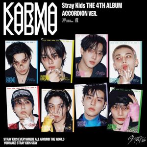 อัลบั้มชุดที่ 4 ของวง Stray Kids รุ่น KARMA แบบ ACCORDION VER พร้อมสินค้า POB แบบสุ่ม อัลบั้มเคป๊อปของแท้ สินค้าใหม่มาแรง - Product Image 2