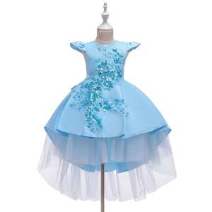 Robe de princesse fleurie pour fille, robe élégante pour fête d'anniversaire, robe formelle pour filles, vêtements de Noël pour bébé, 3-12 ans Y12410 - Product Image 6