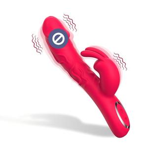Stimulator Titik G Tiga Fungsi, Pemijat Klitoris, Mainan Seks Dewasa untuk Wanita, <span class=keywords><strong>Vibrator</strong></span> Kelinci, Dildo - Product Image 1