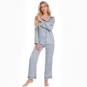 ชุดนอนผู้หญิงแขนยาวขายส่ง คอลเลคชั่นใหม่ประจำฤดูร้อนปี 2026 กางเกงขายาว ชุดลำลอง - Product Image 5