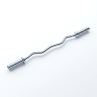 Barre d'haltères droite ou courbée, barre de musculation commerciale de 2,2 m, barre de musculation pour squats, soulevés de terre, développés couchés, équipement de fitness à domicile