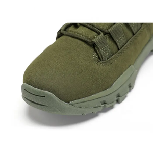 Botas de Senderismo de Cuero Negras para Exteriores, Impermeables, Verdes, Botas Tácticas para Hombre, Equipo Táctico de Seguridad para Senderismo - Product Image 4