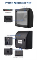 Lecteur de codes QR OCR MRZ de 1,3 mégapixel pour carte d'identité, passeport, PDF417, permis de conduire, zone d'image, scanner de codes-barres 2D pour banque brésilienne Febraban