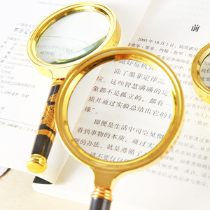 Magnifying Glass 10x 90mm Handheld For Reading Books And Newspapers Dragon Wood Handle - Product Image 2