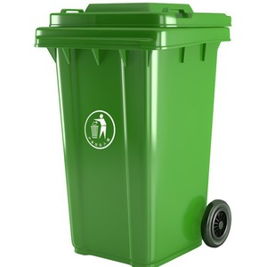 Poubelle extérieure rectangulaire 10 kg à roulettes pour usage communautaire, scolaire et urbain - Product Image 1