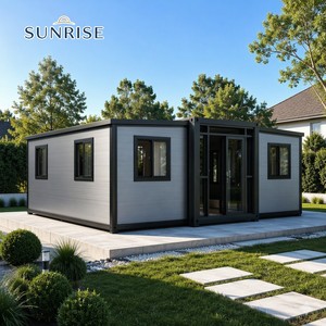 บ้านคอนเทนเนอร์แบบขยายได้ SUNRISE บ้านสำเร็จรูป 3 ห้องนอน บ้านเคลื่อนที่จากจีน บ้านสำเร็จรูป 3 ห้องนอน - Product Image 1