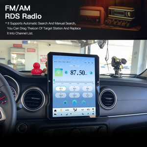 HFMidia Autoradio 12,1 pouces avec écran vertical, lecteur multimédia vidéo pour Jeep Wrangler 2018-2023, CarPlay sans fil, lecteurs auto - Product Image 3