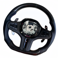 Volant de voiture personnalisé en fibre de carbone semi-perforé en cuir pour BMW G87 G80 G90 G82 G38 G30 G31 G20 G21 G12 G10 G05 G06