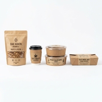 Cajas de Papel Kraft para Hamburguesas y Hot Dogs, Desechables, de Doble Pared, Ecológicas, de Grado Alimenticio, Impresas Personalizadas, al por Mayor para Llevar
