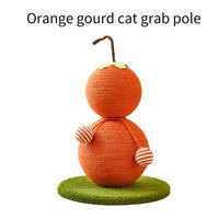 Vente en gros usine : Griffoir moderne pour chat avec sisal, structure d'escalade en forme de cocotier, champignon, carotte et gourde