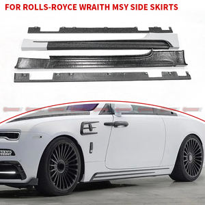 Jupes latérales pour Rolls Royce Wraith, style MSY, en fibre de carbone sèche, accessoires et pièces automobiles - Product Image 4