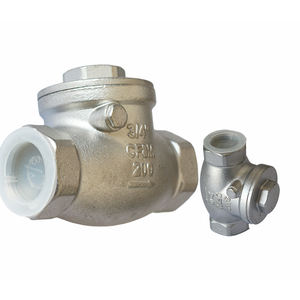 Yod Maßgefertigte Präzisions-CNC-Bearbeitungsteile Schwenkbares SS-Messing-Rückschlagventil 1/4 bis <span class=keywords><strong>2</strong></span> Zoll NPT G 150 PSI Wasser Manuelle HVAC-Pumpe - Product Image 3