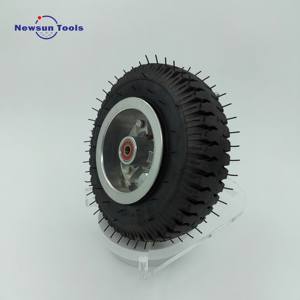 Remise 10% Off 2.50-4 Roulement de moyeu en alliage de pneu pneumatique Roue de fauteuil roulant de 9 pouces Roue de gonflage de scooter de 226mm avec chambre à air - Product Image 4