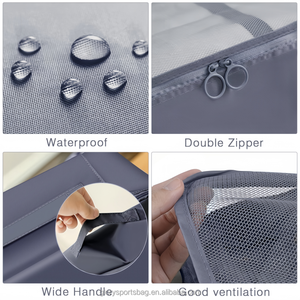 Cubos de Embalaje Expandibles Personalizables para Viaje, Juego de 8 Cubos de Viaje Plegables, Organizador de <span class=keywords><strong>Maletas</strong></span>, Bolsa de Almacenamiento de Equipaje Ligera - Product Image 3