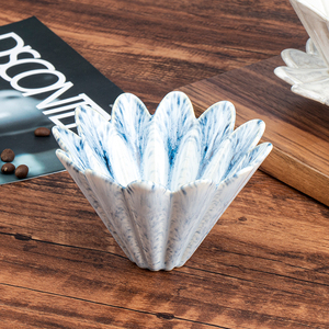 Famber <span class=keywords><strong>Filtre</strong></span> à café en céramique écologique goutteur Origami Style Porcelaine Outil de brassage à domicile pour cafetière à cône - Product Image 3