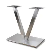 V צורת קפה שולחן רגליים Stand שולחן בסיס VT-03.107 ארוחת ערב מתכת תעשייתי מסעדה יואר דה שולחן