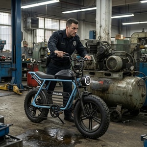 Mini Bicicleta Eléctrica con Faro LED y Bocina, Ciclo Industrial para Patrullaje de Almacenes - Product Image 2