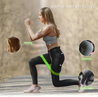 Bandas Elásticas de Resistencia para Ejercicio en Casa, Bandas de Látex para Gimnasio, Mini Bandas de Resistencia