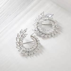 <span class=keywords><strong>Broche</strong></span> de <span class=keywords><strong>broche</strong></span> de feuille d'<span class=keywords><strong>olivier</strong></span> de mode pour femme/homme - Product Image 3