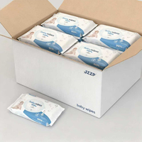 Lingettes pour bébé en gros OEM, jetables, biologiques, antibactériennes, extra douces, 80 lingettes, nettoyantes, écologiques, fournisseur de lingettes humides pour bébé