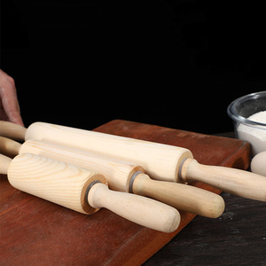 Cổ Điển Gỗ Cán <span class=keywords><strong>Pin</strong></span> Của Nhãn Hiệu Gỗ Cứng Bánh Bột Con Lăn Cho Nướng Bánh Pizza Bánh Nướng Bánh Ngọt Và Cookie - Product Image 2
