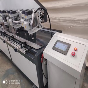 <b>Drilling</b> Milling Machine High Speed Plc Controlled Motorized Aluminum Window Door Profile Processing Fully Automatic - Product Image 3