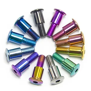 TITST GR5 Oil Sump Tank Cover titanium Bolts Hot Forged Premium Torx Head CNC Head bolts for Bike Motorcycle and Car Parts