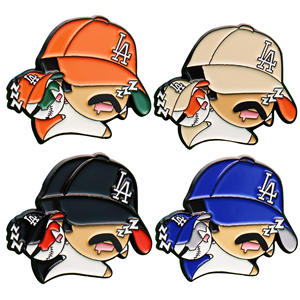 नए जस्ता मिश्र धातु चुंबकीय पेंट बॉल लेबल गोल्फ बॉल मार्कर हैट क्लिप जन्मदिन और त्योहारों के लिए - Product Image 5