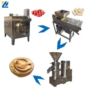 High quality good price fine polishing stainless steel peanut butter production line