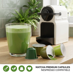 High Quality Matcha Capsules For Various Coffee <b>Makers</b> Assorted Gourmet Flavors Custom Logo Packaging Support OEM ODM Service - Product Image 1