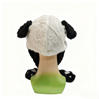 Gorro con Forma de Panda Adorable, Orejas Móviles con Airbag, Gorro de Invierno con Diseño de Animal, Perfecto para el Invierno, Cosplay, Fiestas y Disfraces