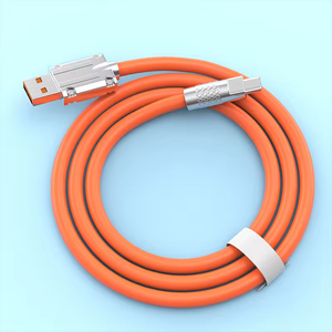 สายชาร์จไมโคร USB 120W สาย USB Type-C 6A ชาร์จเร็ว1M 2M สายข้อมูล USB สำหรับโทรศัพท์มือถือ - Product Image 1