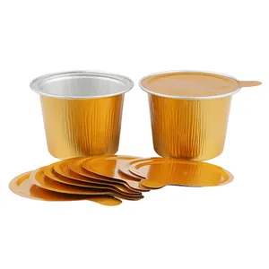 60Ml Thân Thiện Với Môi Carry/Đưa Ra Hộp Thực Phẩm Dùng Một Lần Nhôm Foil Hot Soup Bowl/Conatiner