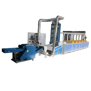 waste cotton old cloth fabric cotton waste garment waste rag tearing textile recycling machine