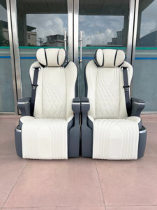 Accesorios para Alphard W447 <span class=keywords><strong>Hiace</strong></span> Van Sprinter Clase V, Asientos VIP Aero de Cuero Eléctricos para Automóvil, Cómodos Asientos de Cuero Nappa de Lujo - Product Image 6