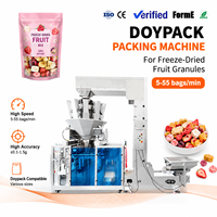 Automatische Doypack-zakverpakkingsmachine met etiketteer- en motorfunctie voor diepvriesgedroogd fruit in plastic zakken