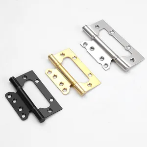High quality durable hot double folding door hardware accessories accept customization 40mm cold rolled steel box hinge