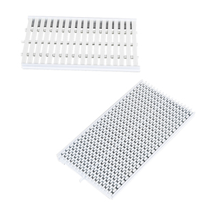 Grille de <span class=keywords><strong>piscine</strong></span> en PVC/<span class=keywords><strong>plastique</strong></span> de la marque Pikes Factory, forme en dents de scie, pour débordement de <span class=keywords><strong>piscine</strong></span>, tailles 18/20/25/30 cm - Product Image 2