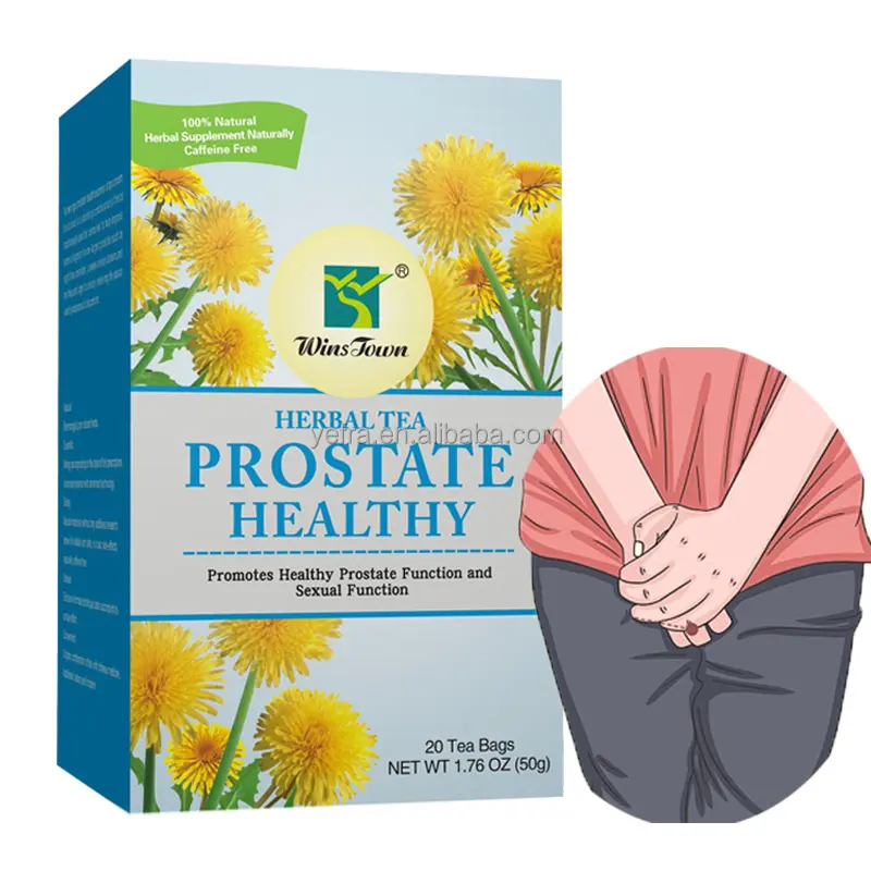 Marque privée OEM santé mâle à base de plantes fertilité vitalité thé pour homme hommes produit prostate thé sain