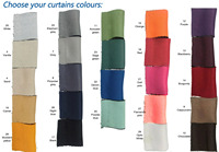Rideaux occultants pour la maison, 80% occultation, polyester, à œillets, pour fenêtres de chambre, 66x54 pouces, 2 panneaux (167x137cm)