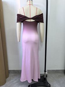Robe longue pour femme IStapromo Gifts, col unique, jupe moulante - Product Image 6