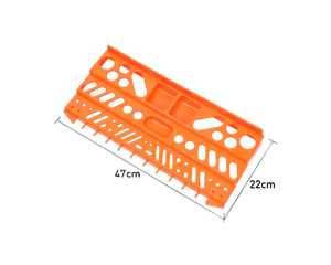 Estante Organizador de Herramientas de Plástico Montable en Pared para Almacenamiento de Herramientas Eléctricas y de Ferretería - Product Image 3