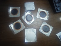 500 0081 NO 4-75mm, Patchs pour tubes, ronds, 30 pièces/boîte, VALUTEC