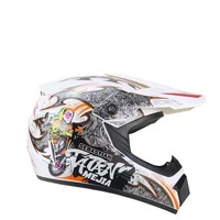 Ensemble de casque de motocross pour enfants homologué FLSB, casque de moto tout-terrain pour jeunes, coque en ABS, lunettes, gants, masque facial, réglable, protection transparente