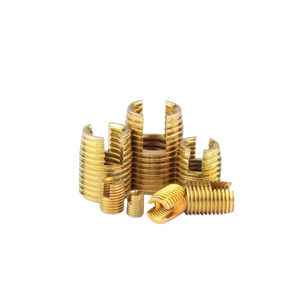 Thép không gỉ Tự Khai thác ỐNg Lót vít tay áo M4 bên trong và bên ngoài răng rãnh Nut cho ép nhựa moldin - Product Image 5