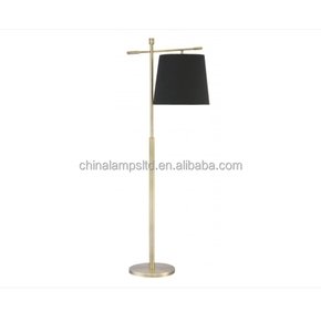 27 Watts Modern Matte <b>Black</b> Metal Floor Lamp LED/Bulb <b>Light</b> Source Fabric <b>Shade</b> for Hotel Bedroom Living Room Standard Size - Product Image 3